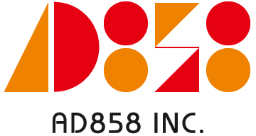 AD858 INC. ロゴ